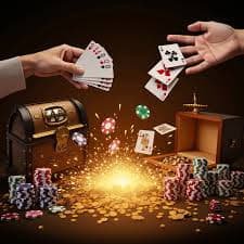 Tampilan layar aplikasi dewa100 menunjukkan dashboard kasino langsung, sportsbook, dan slot games